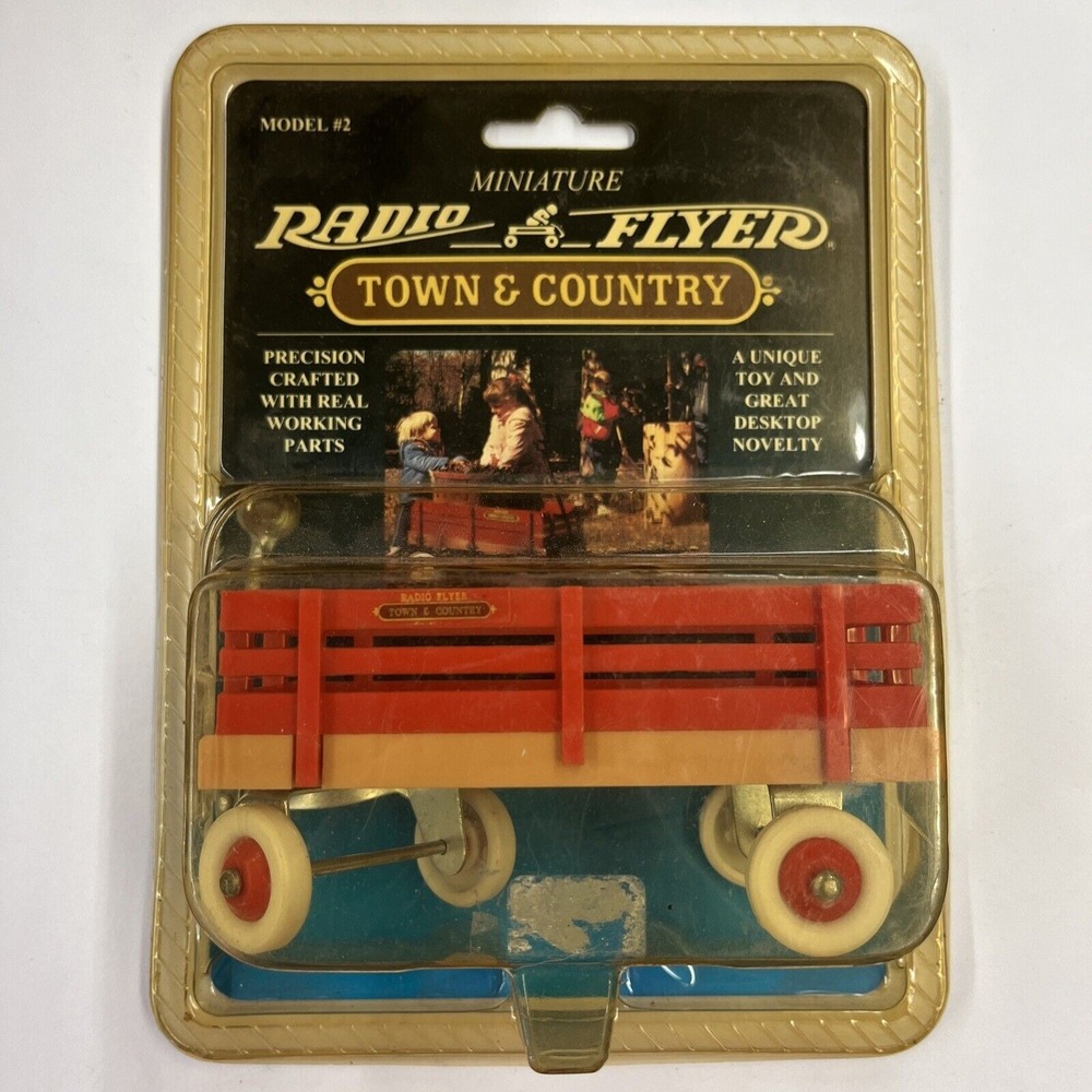 Radio Flyer Miniature‎ Red Wagon Town & Country Model #2 1993